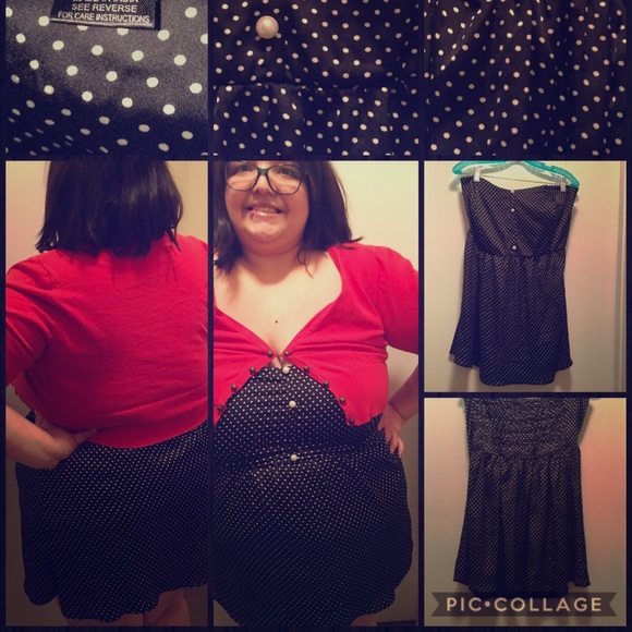 torrid Dresses & Skirts - Torrid- Retro Strapless Dress